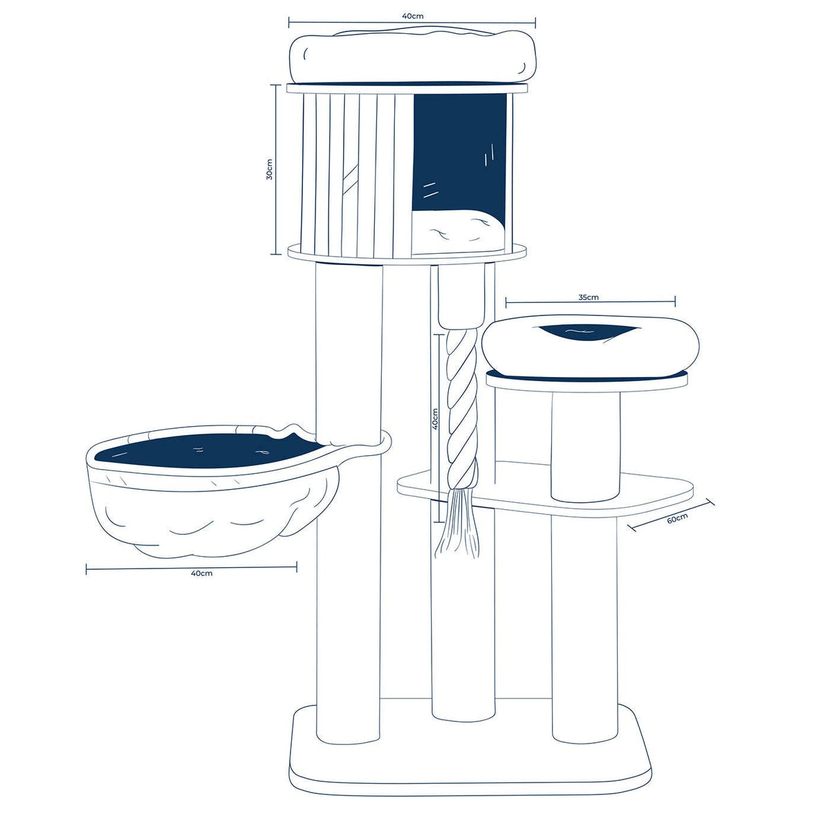 Helsinki Loft Cat Tree
