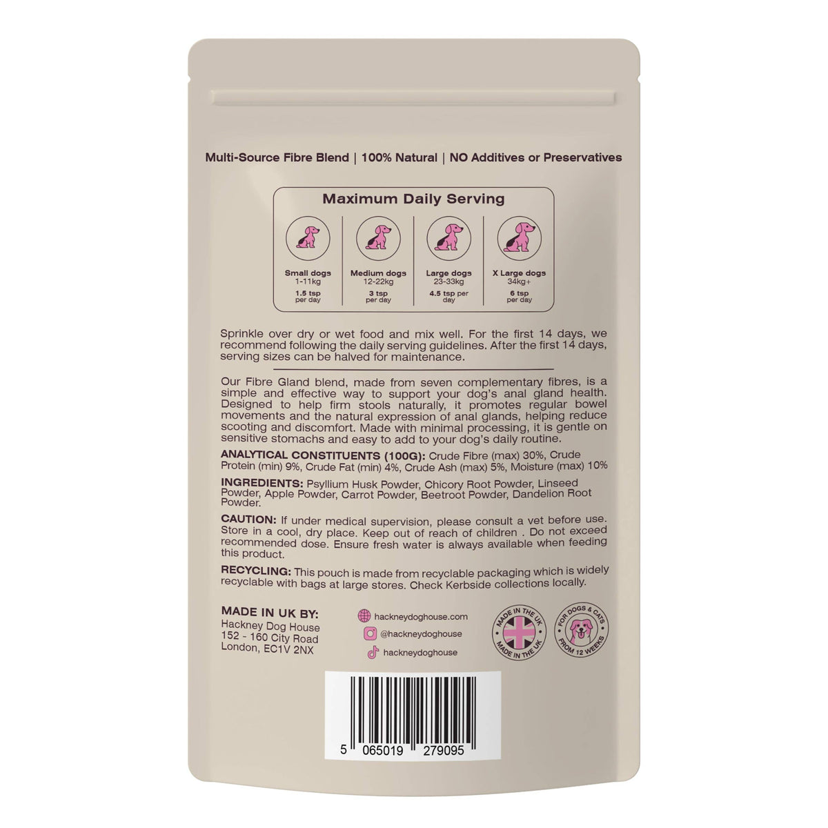Fibre Gland for Dogs - Natural Fibre Blend