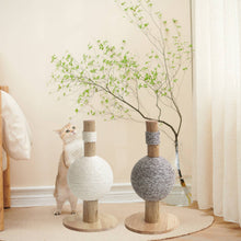 Helsinki The Ball Ivory Cat Scratch Post: Ivory