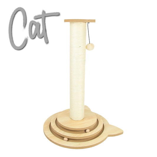 Enrichment Cat Scratcher with Toy